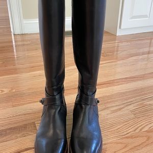 Coach Women’s Black Leather Boots.  Size 9